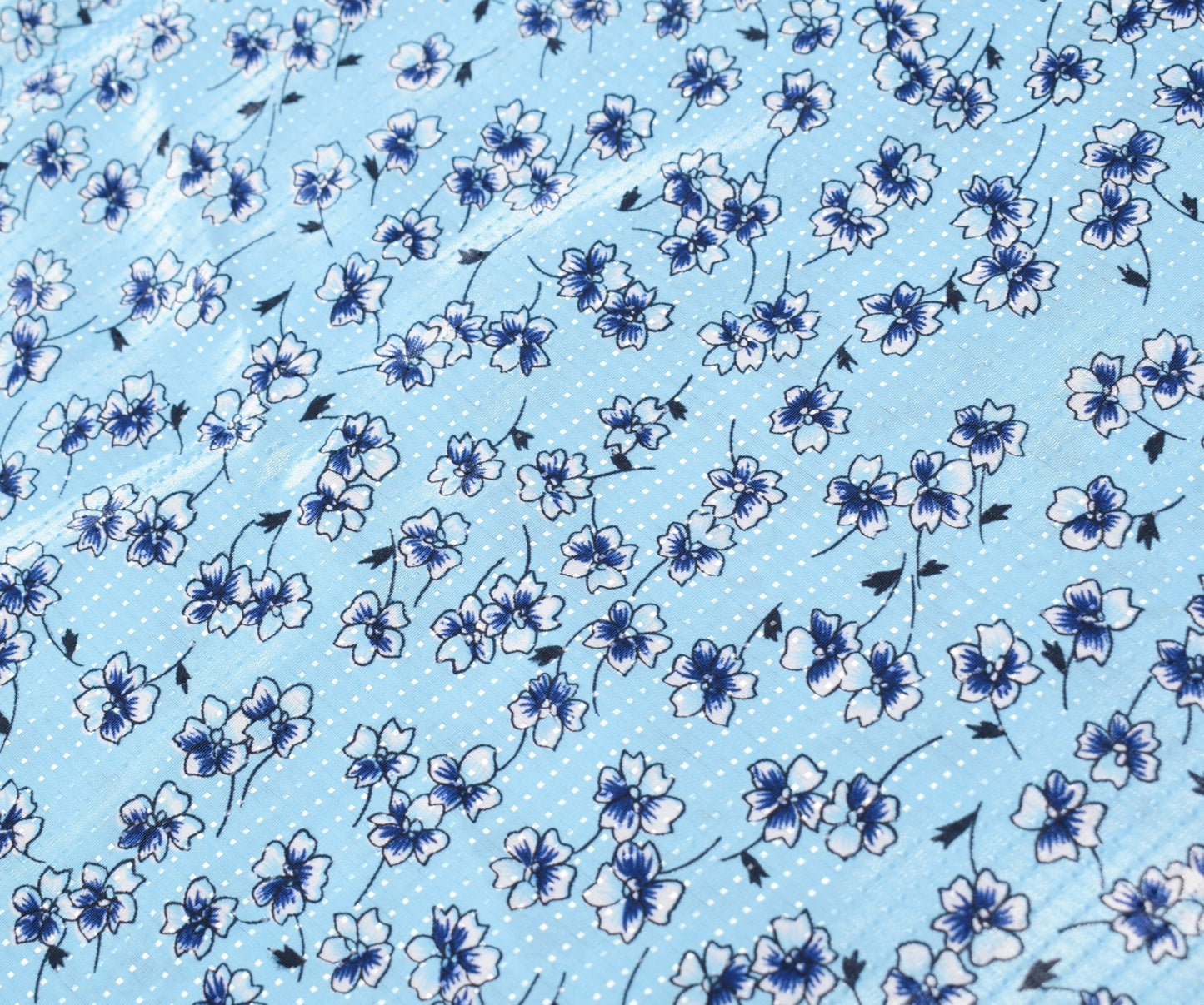 Sushila Vintage Silk Saree Magic Wrap Reversible Sky Blue Skirt Beach Dress Boho