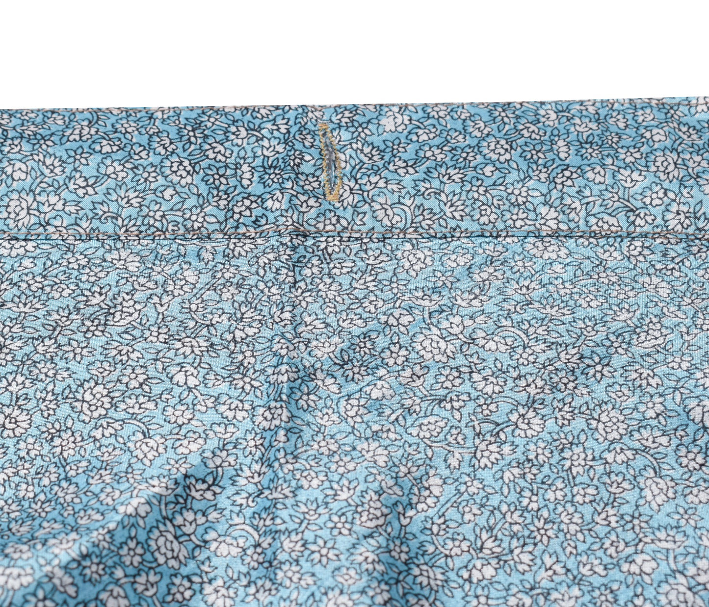 Sushila Vintage Silk Saree Magic Wrap Reversible Sky Blue Skirt Beach Dress Boho