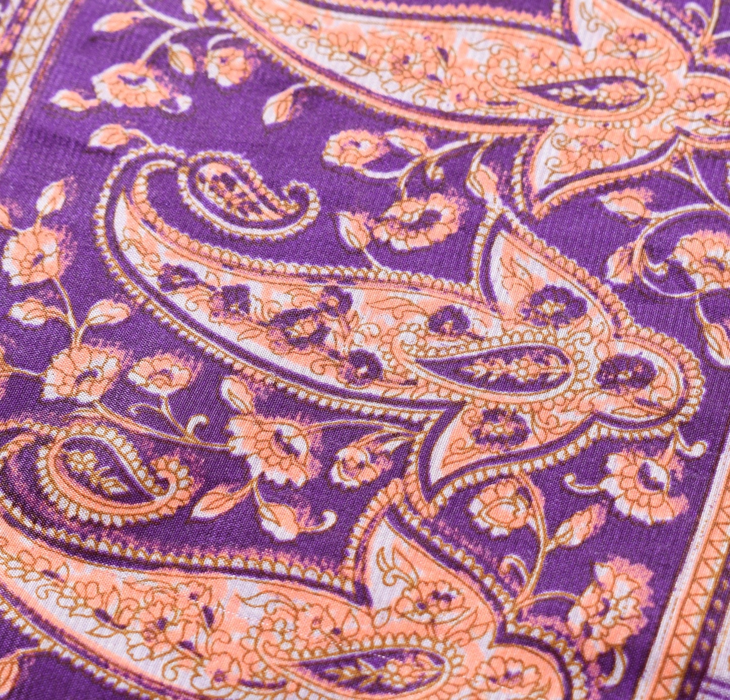 Sushila Vintage Purple Art Silk Saree Magic Wrap Reversible Skirt Beach Dress