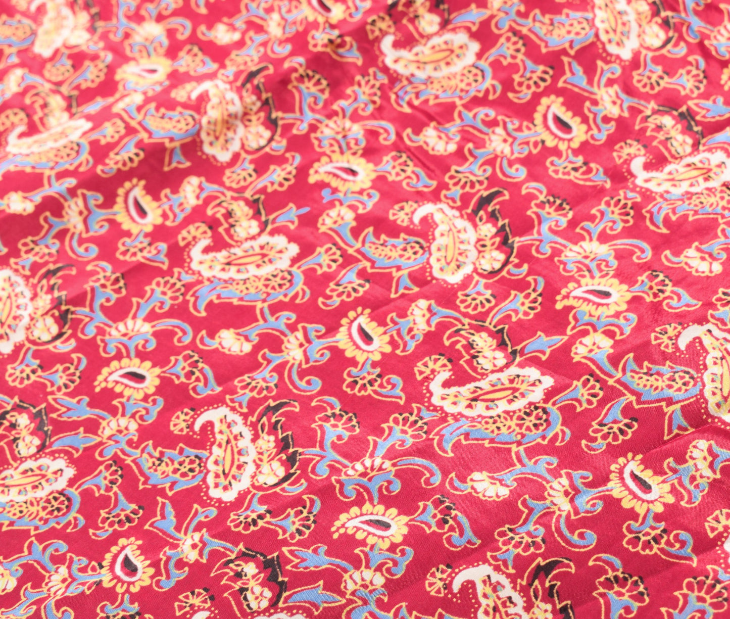 Sushila Vintage Floral Pink Silk Saree Magic Wrap Reversible Skirt Beach Dress