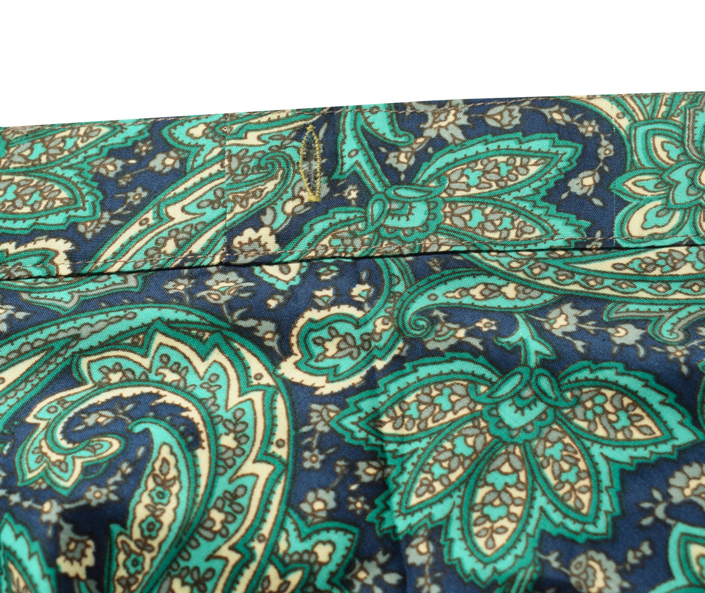Sushila Vintage Art Silk Saree Magic Wrap Reversible Skirt Green & Blue Beach Dress