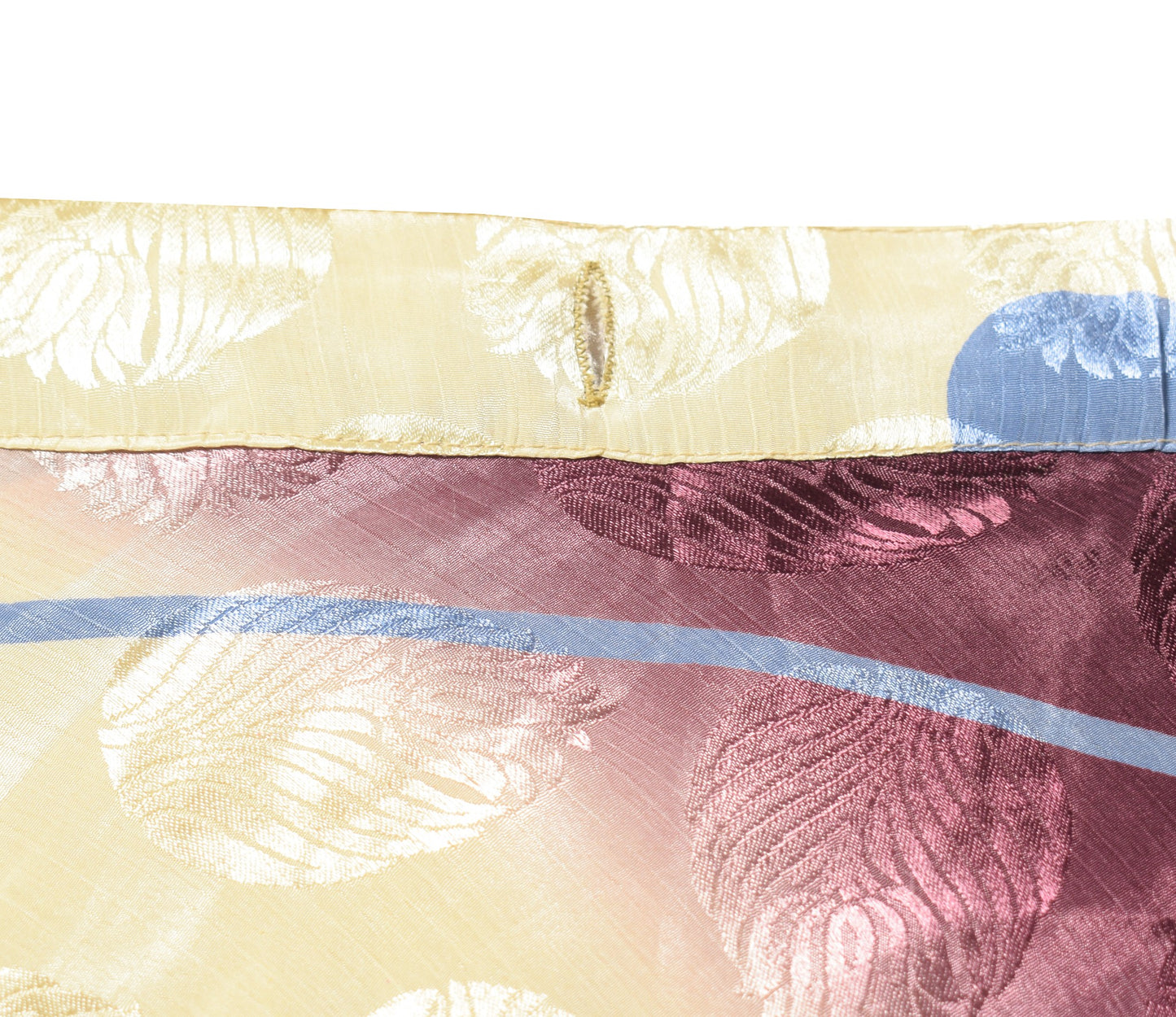 Sushila Vintage Art Silk Saree Magic Wrap Reversible Skirt Beach Dress Beige Floral