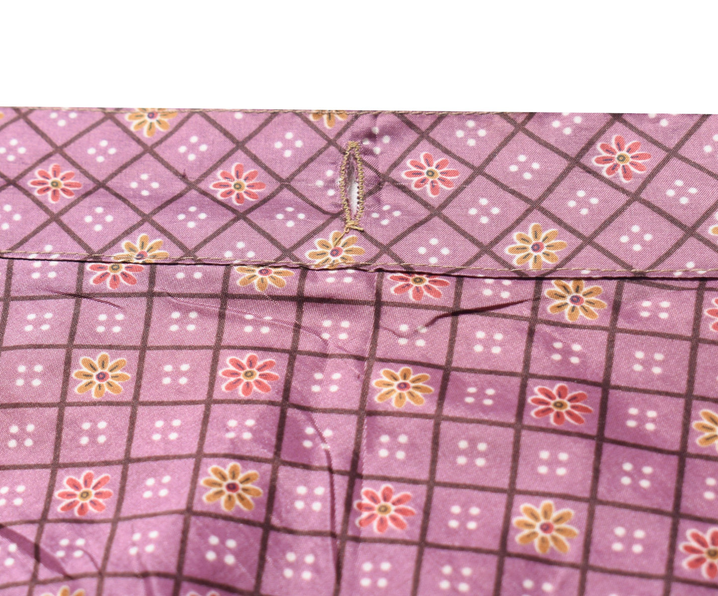 Sushila Vintage Art Silk Saree Magic Wrap Reversible Skirt Beach Dress Pink Floral