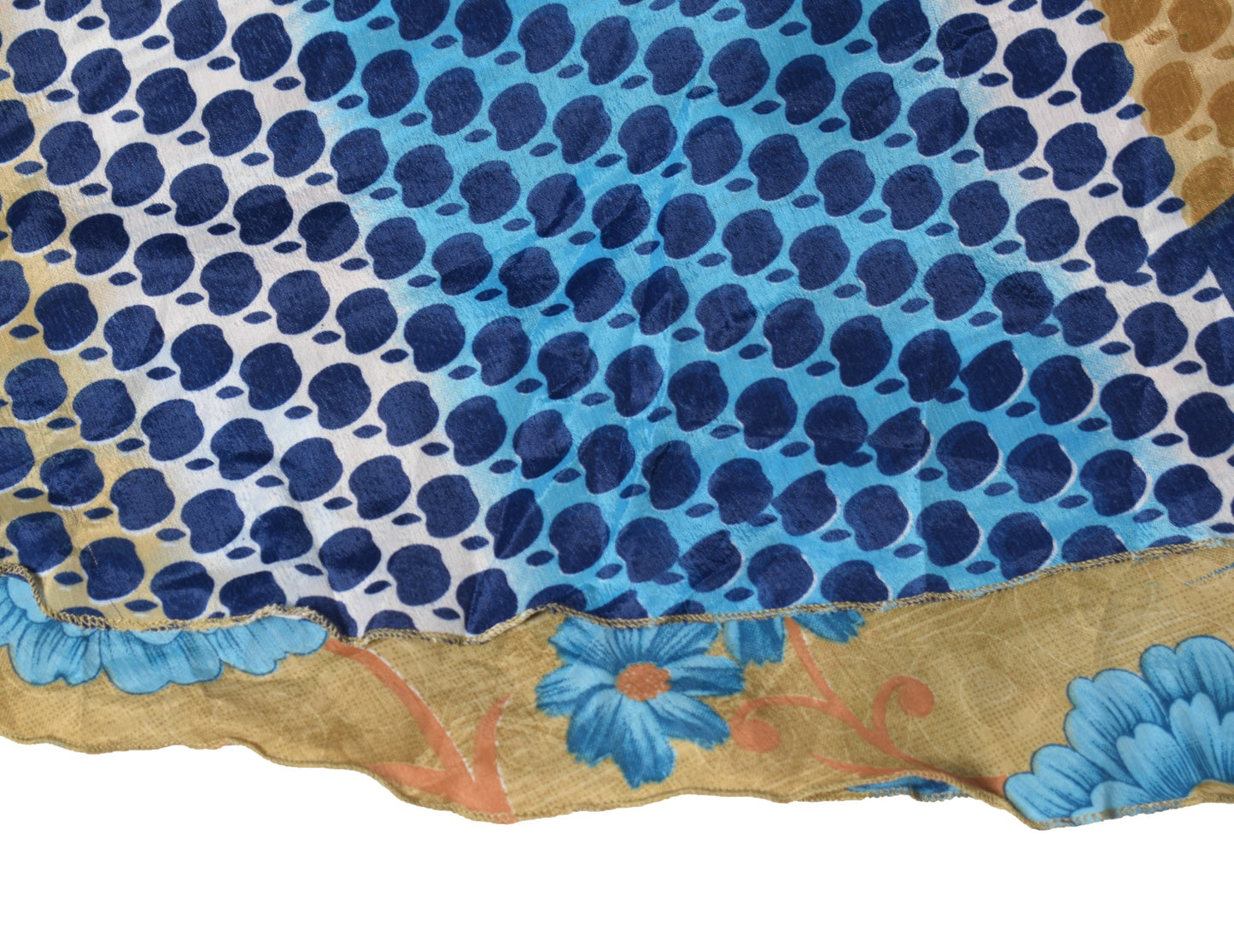 Sushila Vintage Silk Saree Magic Wrap Handmade Reversible Skirt Beach Dress Boho