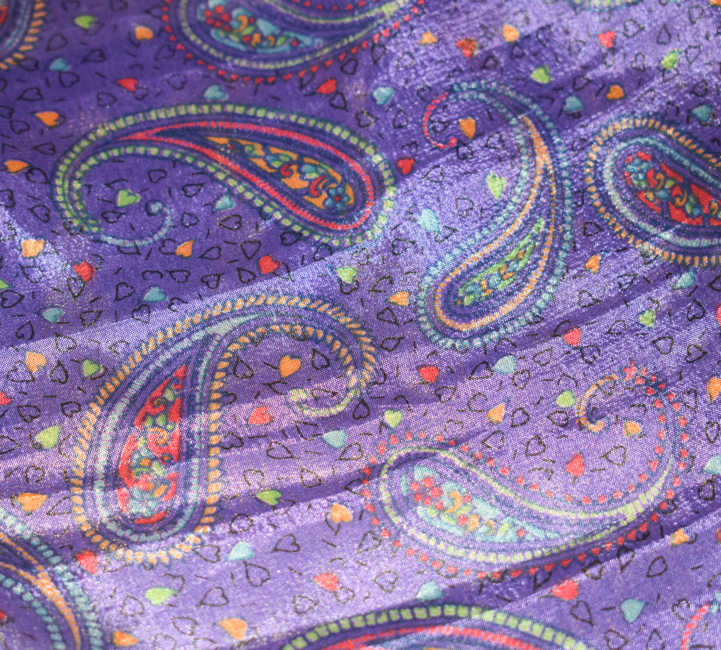Sushila Vintage Purple Saree Magic Wrap Reversible Skirt Beach Art Silk Dress Boho