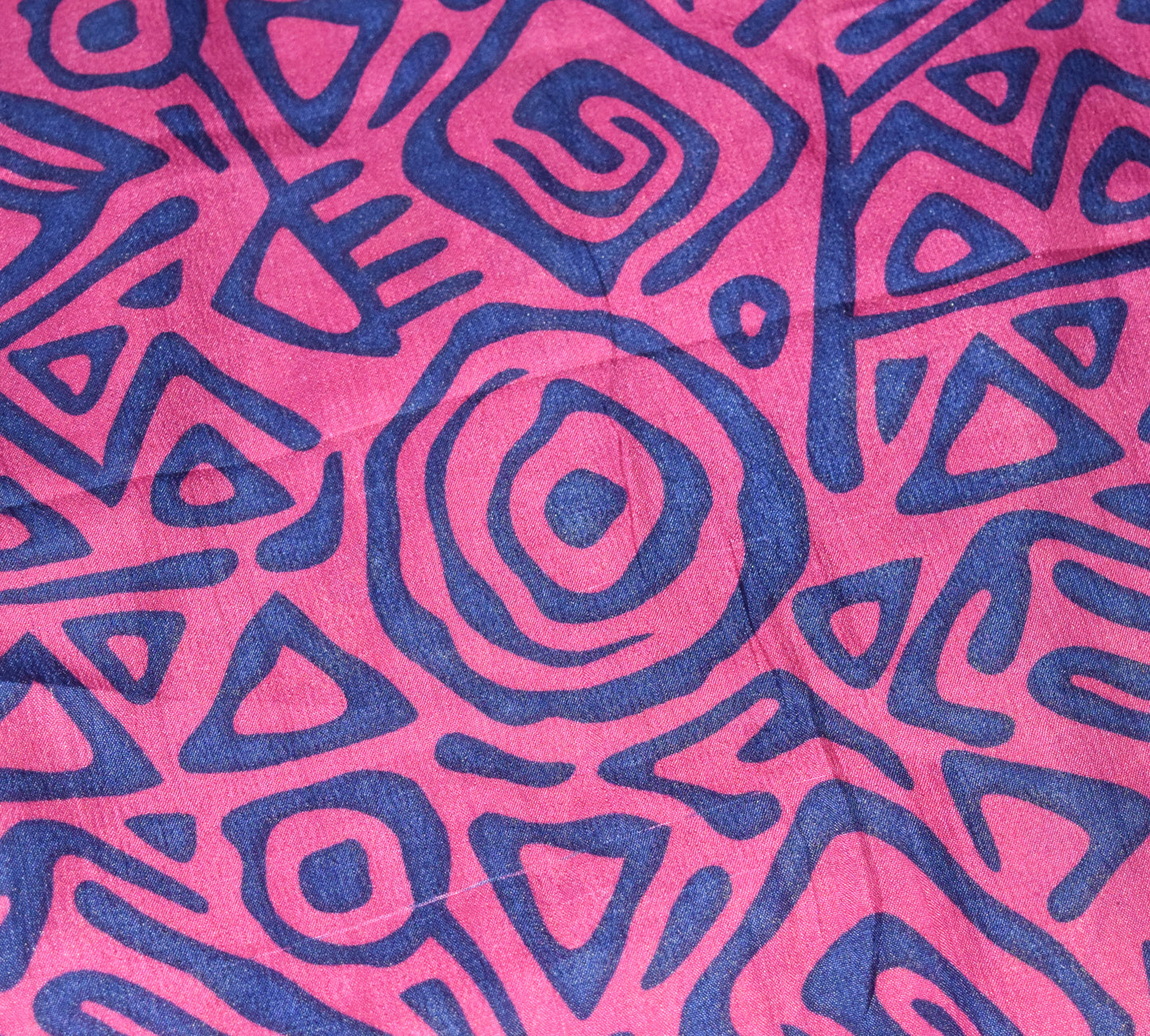 Sushila Vintage Pink Saree Magic Wrap Reversible Skirt Beach Dress Hippie Art Silk