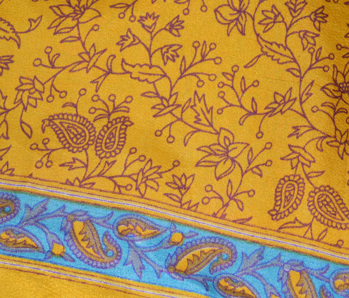 Sushila Vintage Silk Saree Magic Wrap Reversible Skirt Red 2 Layer Beach Dress