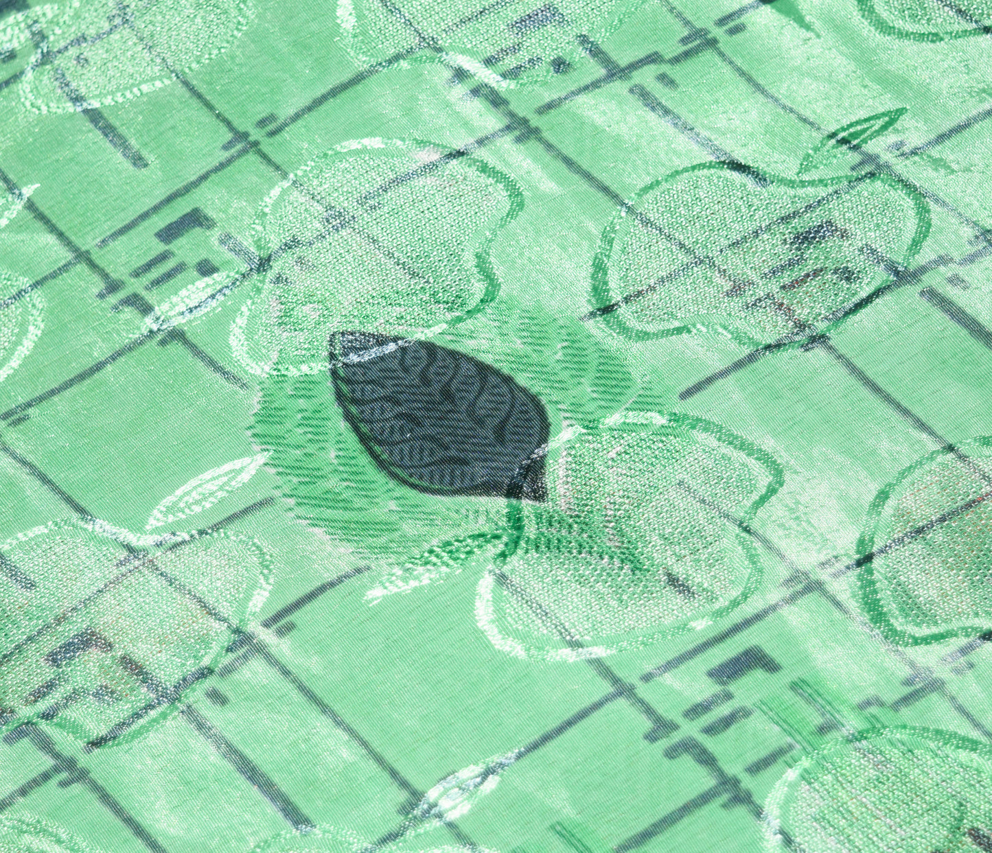 Sushila Vintage Silk Saree Magic Wrap Reversible Skirt Beach Dress Green Boho