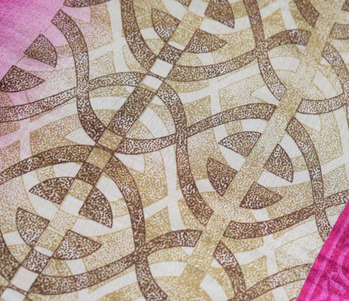 Sushila Vintage Magenta Silk Saree Magic Wrap Reversible Skirt Beach Dress Boho