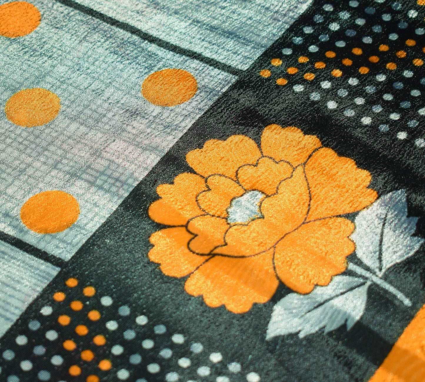 Sushila Vtg Floral White Silk Saree Magic Wrap Reversible Skirt Beach Dress Boho