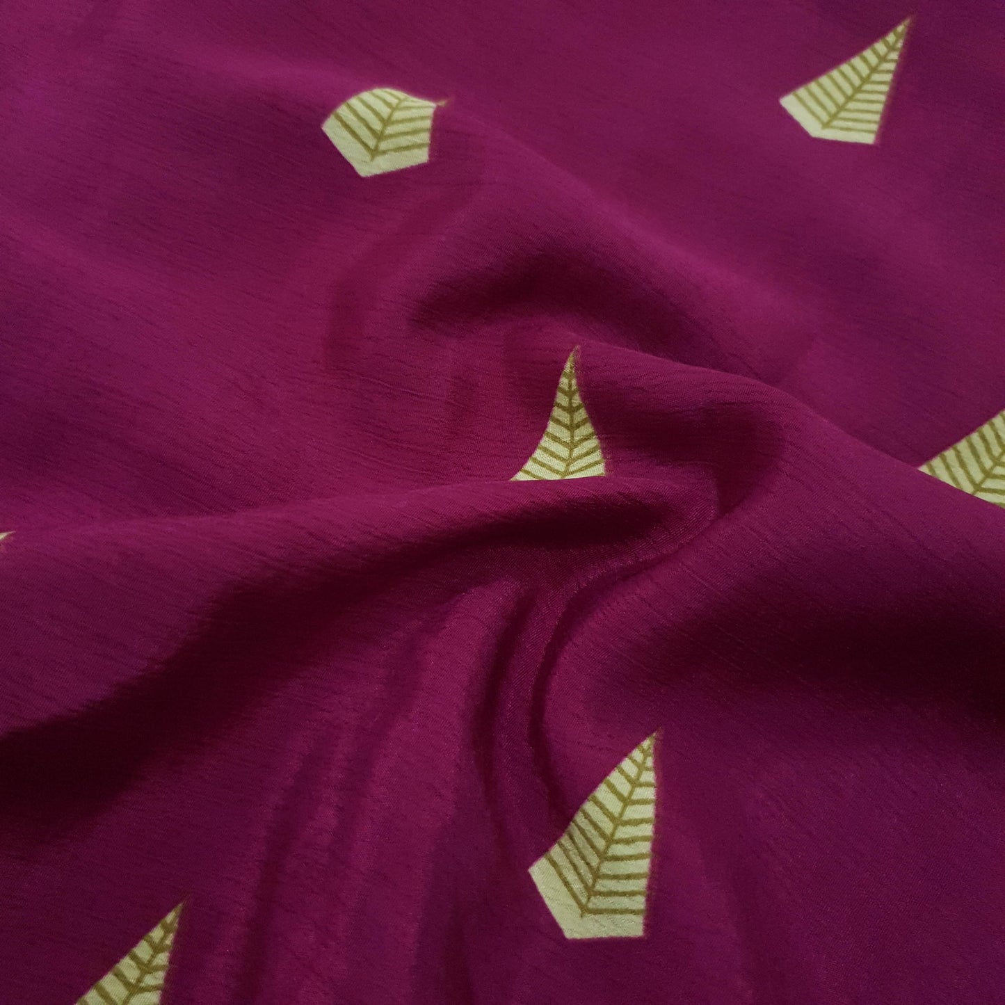 Sushila Vintage Magenta Saree Magic Wrap Reversible Skirt Beach Dress Art Silk Boho