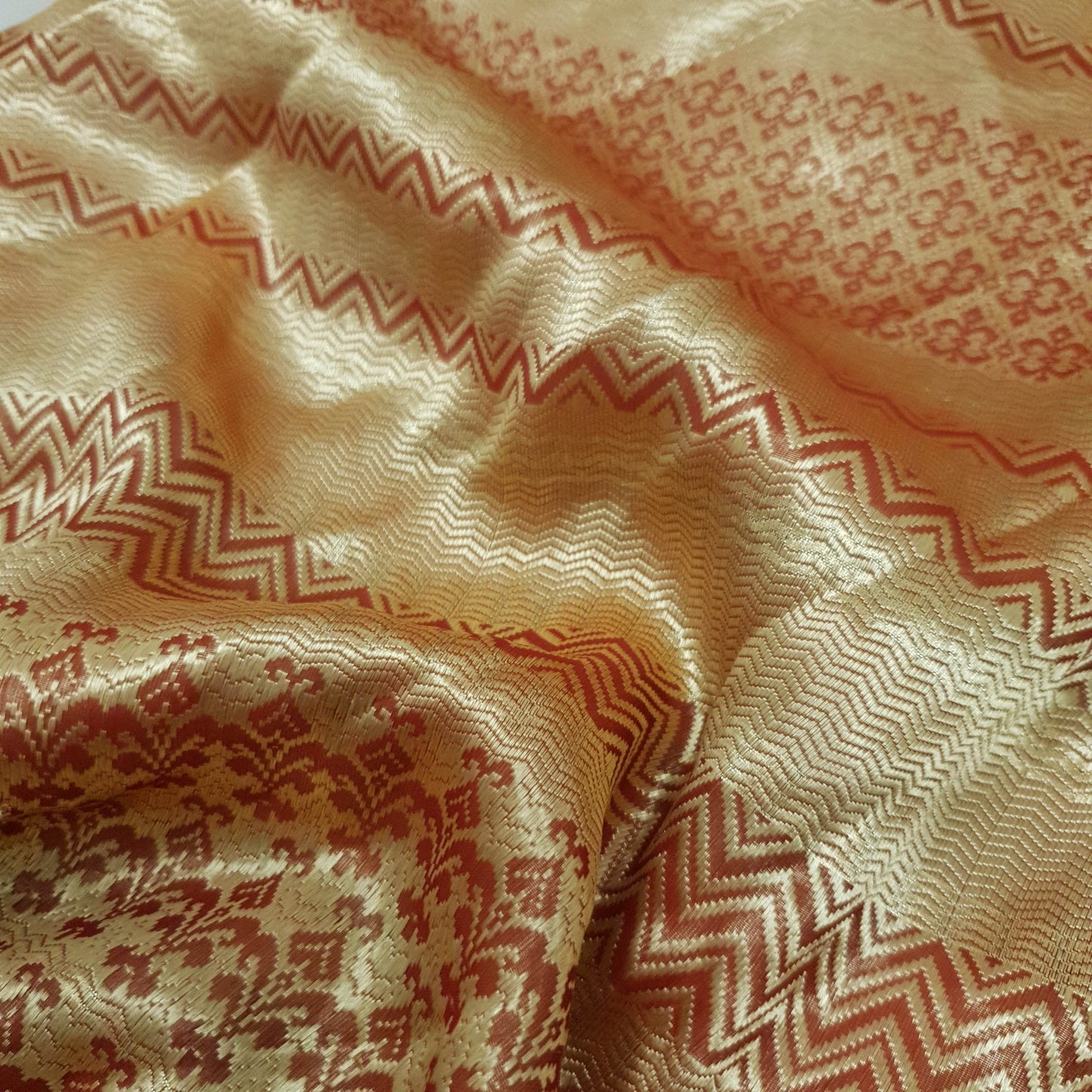Sushila Vintage Printed Saree Magic Wrap Art Silk Reversible Skirt Beach Dress Boho