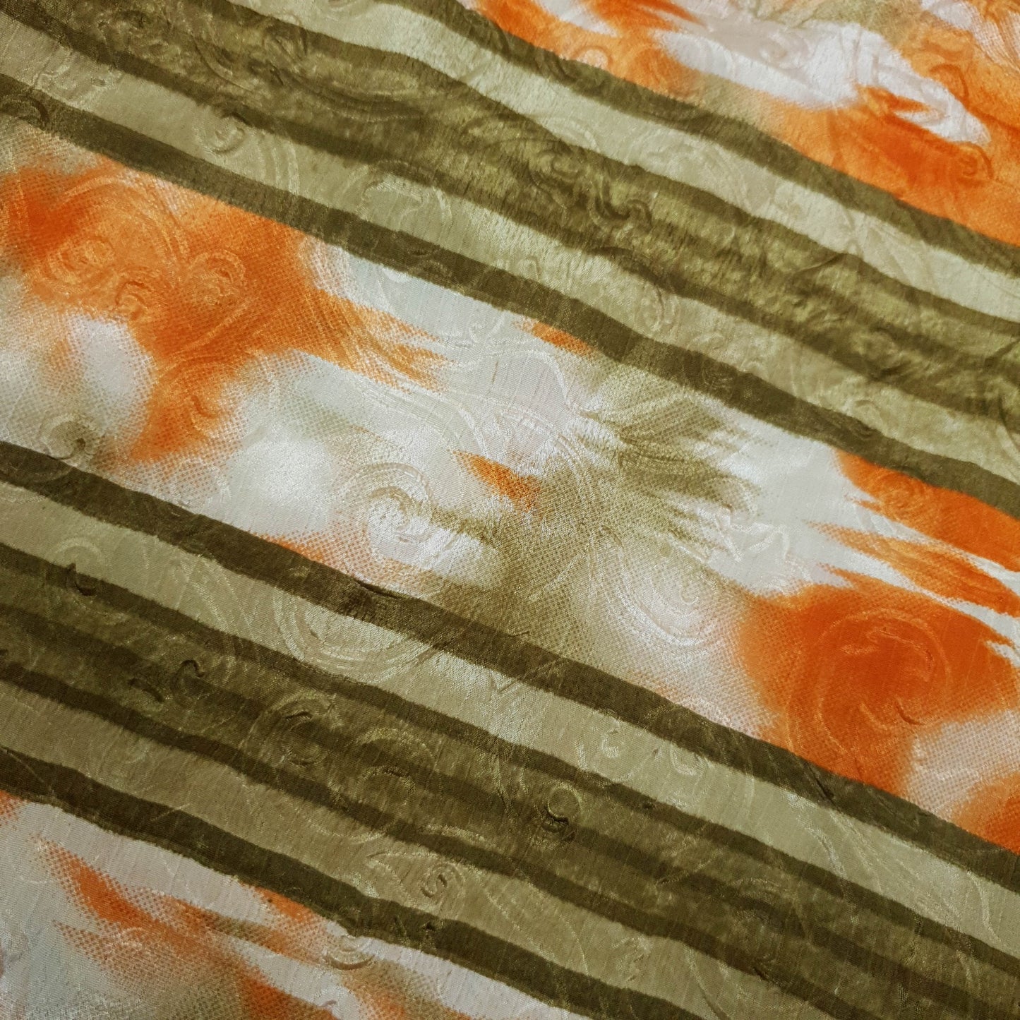 Sushila Vintage Printed Saree Magic Wrap Art Silk Reversible Skirt Beach Dress Boho