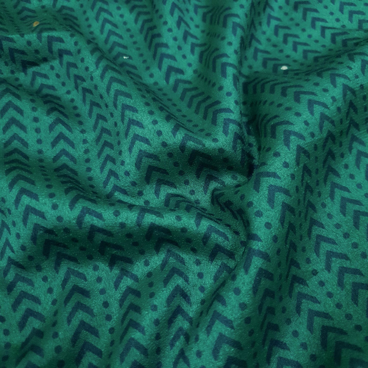 Sushila Vintage Teal Green Saree Magic Wrap Reversible Skirt Art Silk Beach Dress