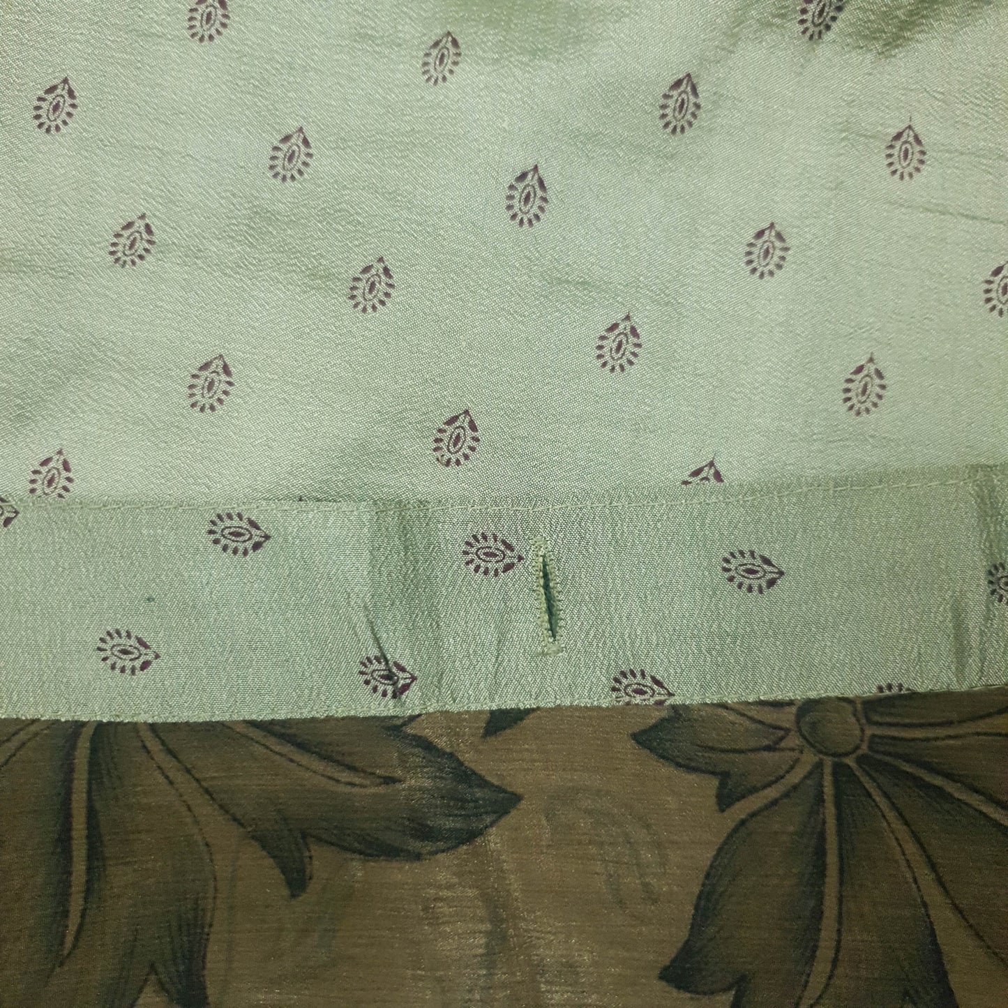 Sushila Vintage Art Silk Saree Magic Wrap Reversible Skirt Handmade Beach Dress Boho