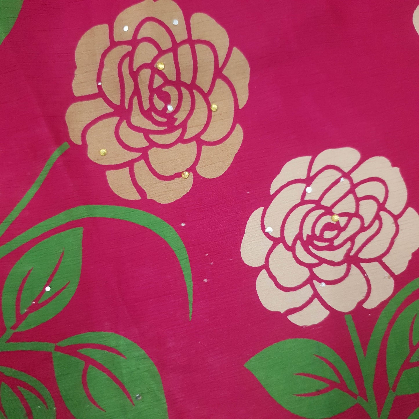 Sushila Vintage Pink Saree Magic Wrap Reversible Skirt Art Silk 2 Layer Beach Dress