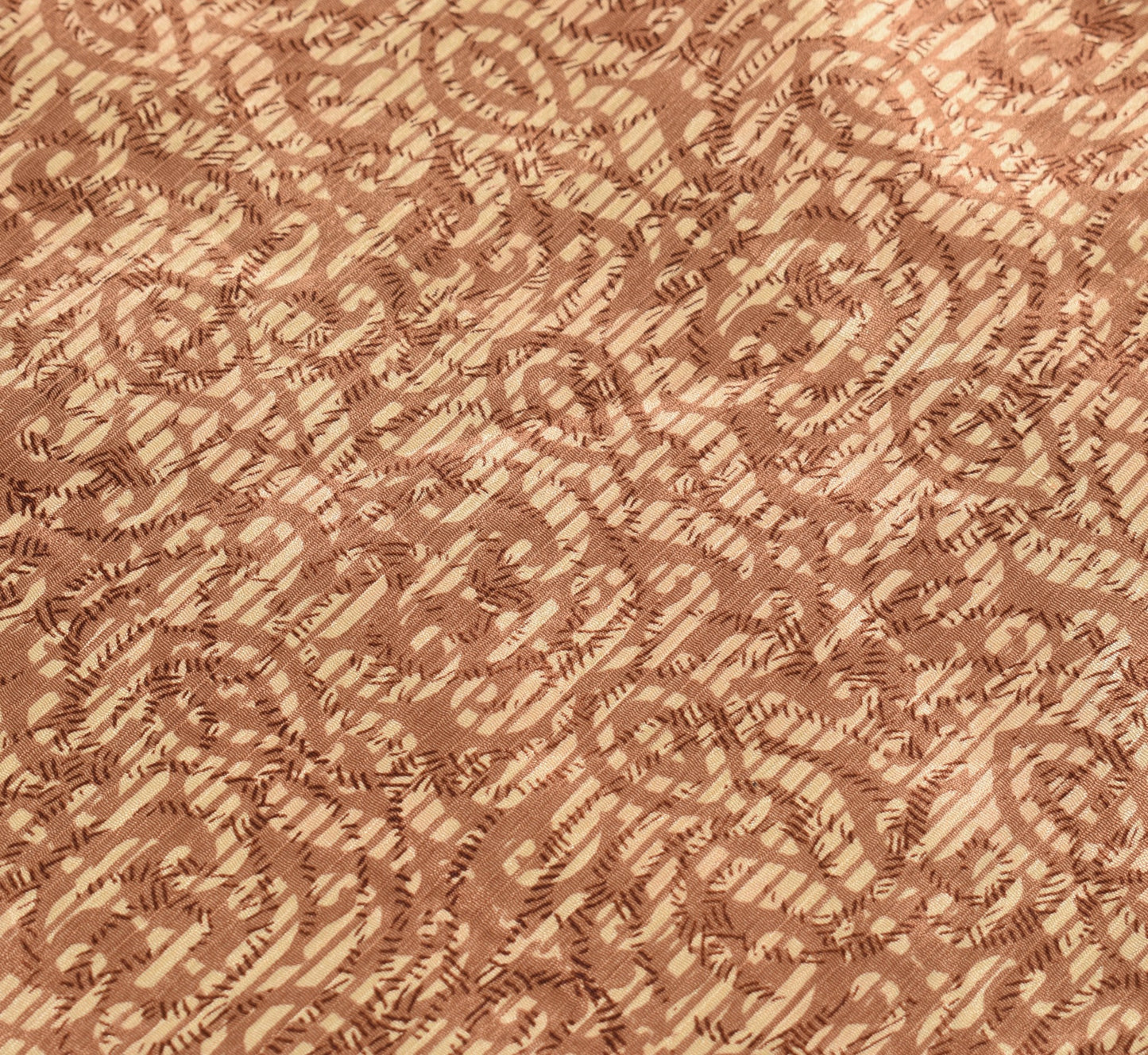 Sushila Vintage Silk Saree Magic Wrap Reversible Skirt Brown Hippie Beach Dress