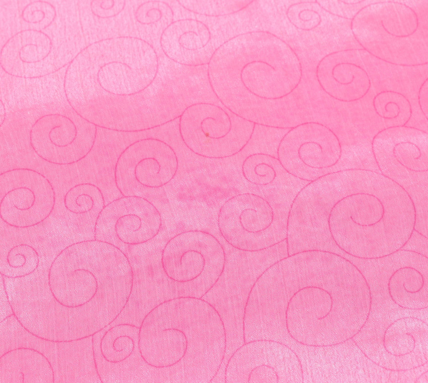 Sushila Vintage Pink Art Silk Saree Magic Wrap Reversible Skirt Beach Dress Hippie