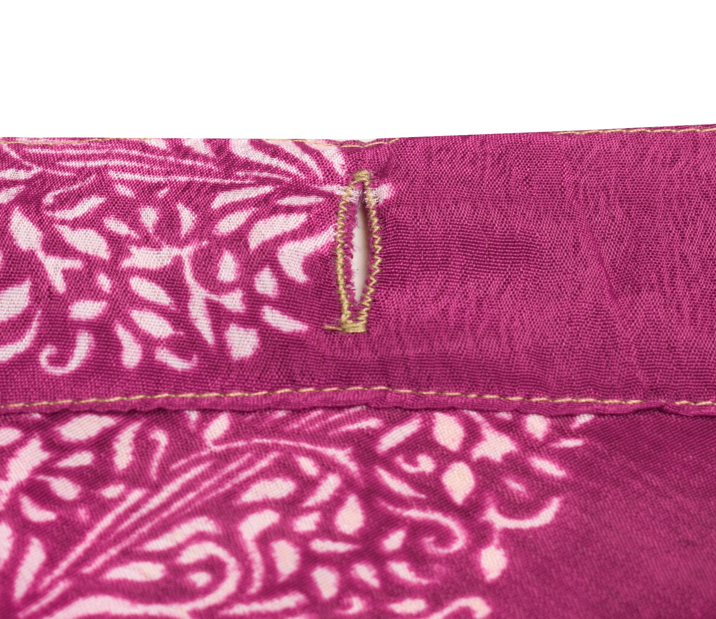 Sushila Vintage Floral Pink Saree Magic Wrap Reversible Art Silk Skirt Beach Dress