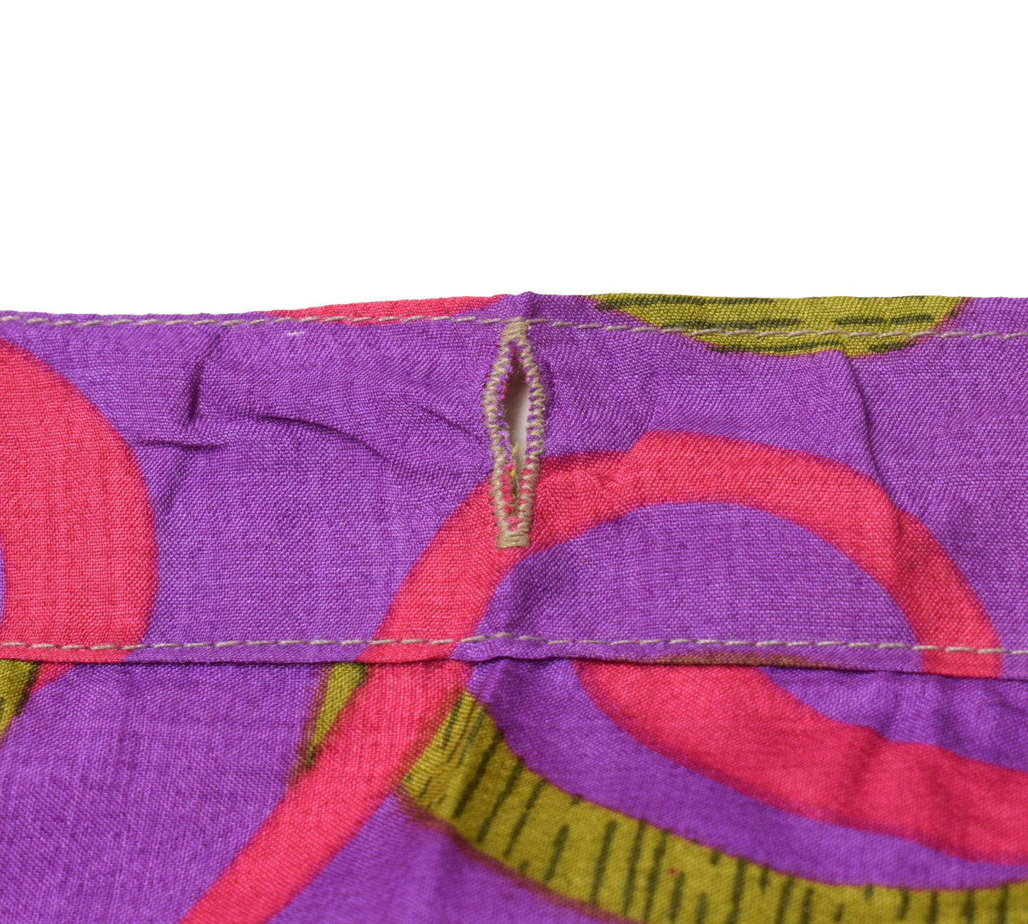 Sushila Vintage Checks Print Saree Magic Wrap Reversible Skirt Art Silk Beach Dress