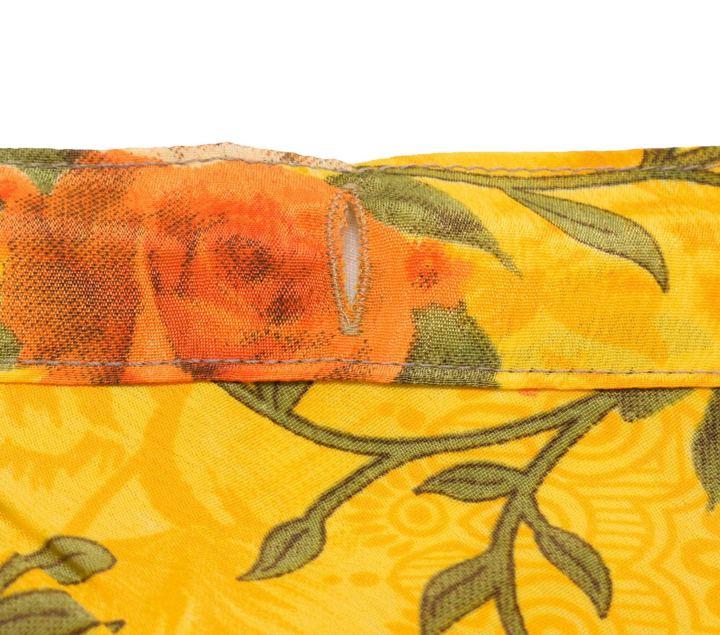 Sushila Vintage Mustard Saree Magic Wrap Reversible Skirt Art Silk Beach Dress Boho