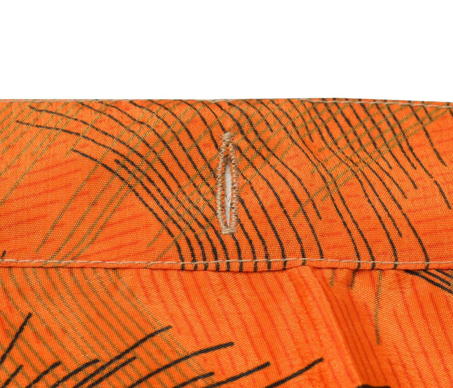 Sushila Vintage Orange Saree Magic Wrap Reversible Skirt Art Silk Beach Dress Hippie