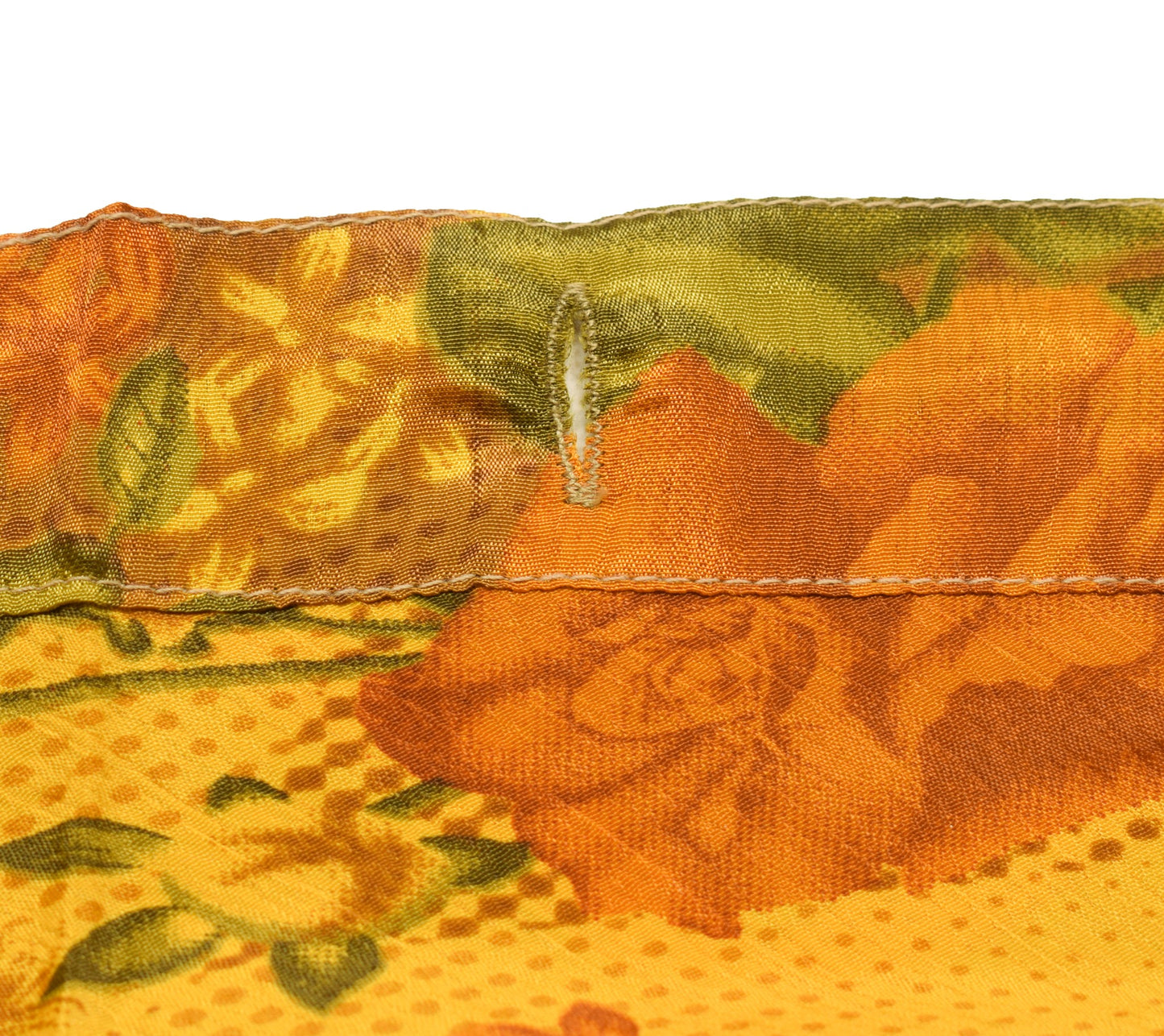 Sushila Vintage Floral Art Silk Saree Magic Wrap Reversible Skirt Beach Dress