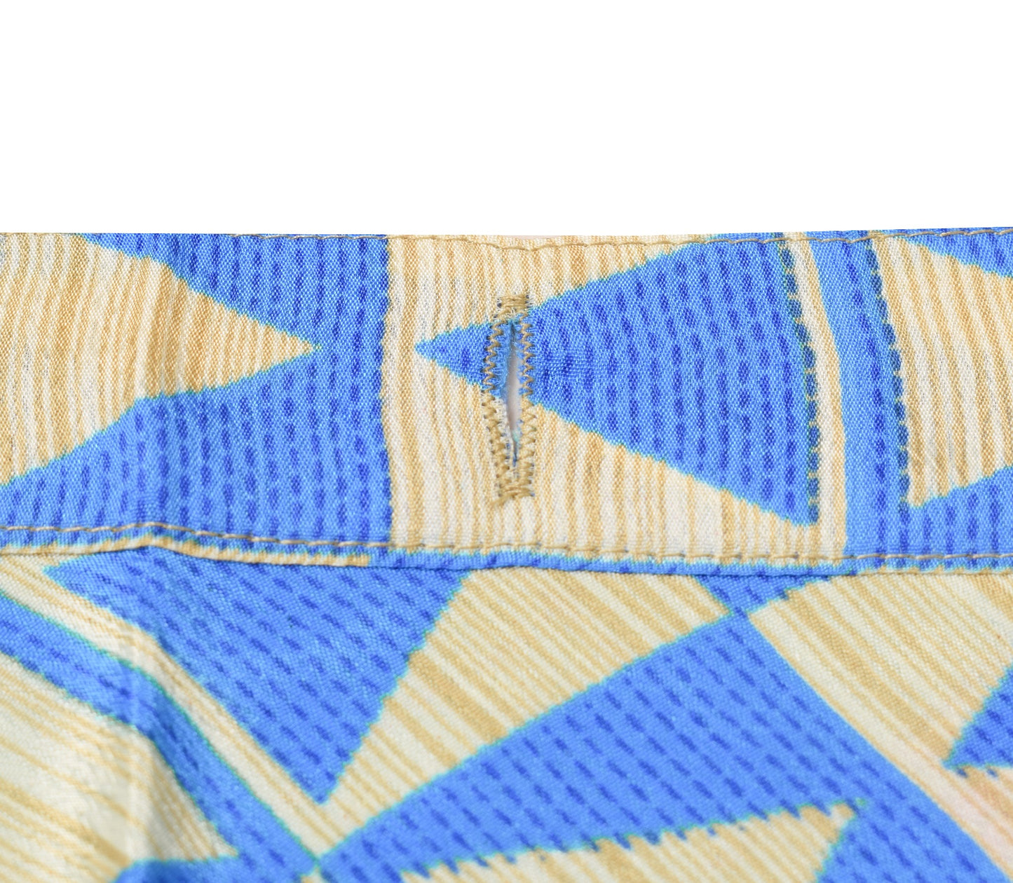 Sushila Vintage Art Silk Saree Magic Wrap Reversible Skirt Blue Green Beach Dress
