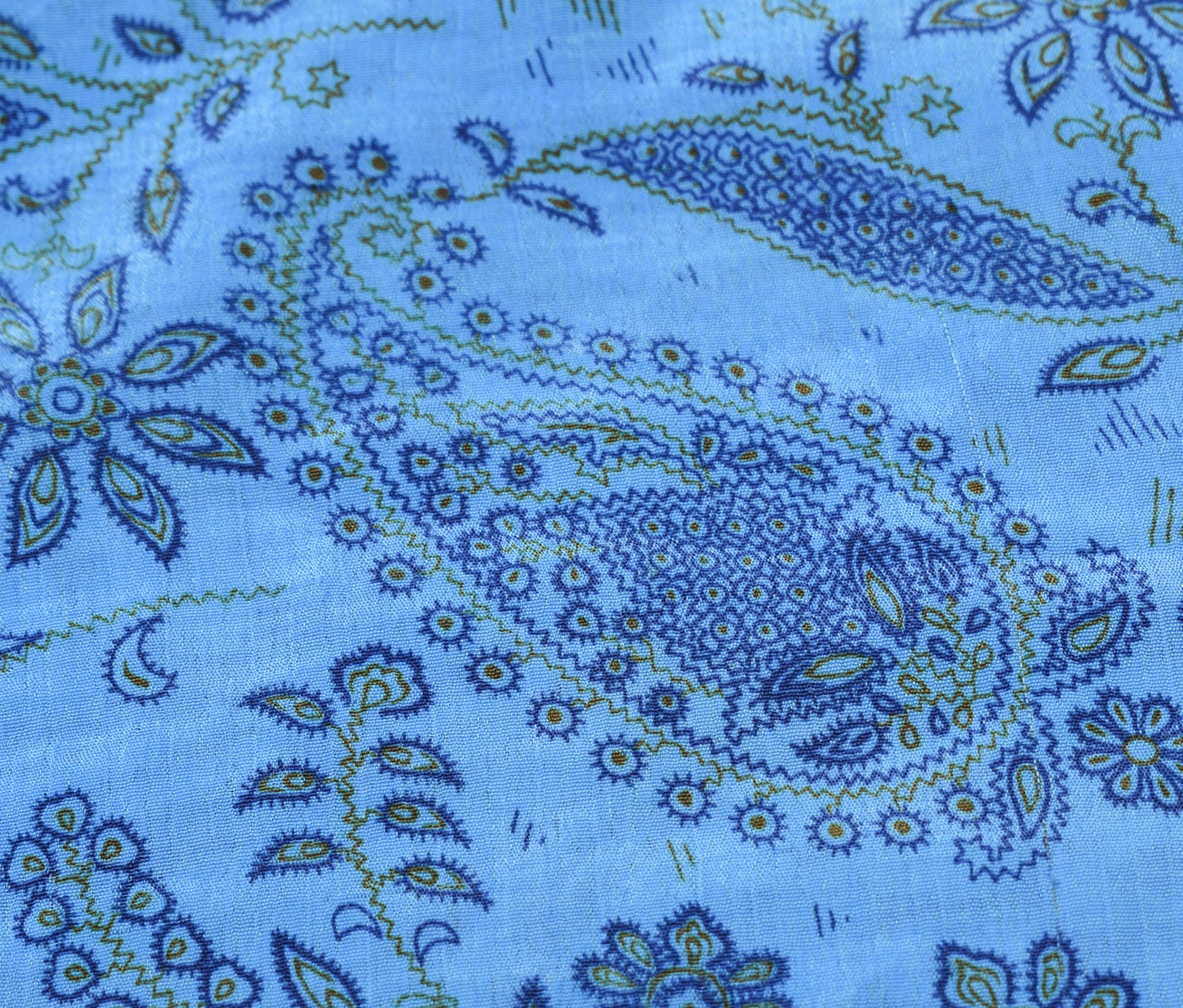 Sushila Vintage Blue Purple Saree Magic Wrap Reversible Skirt Art Silk Beach Dress