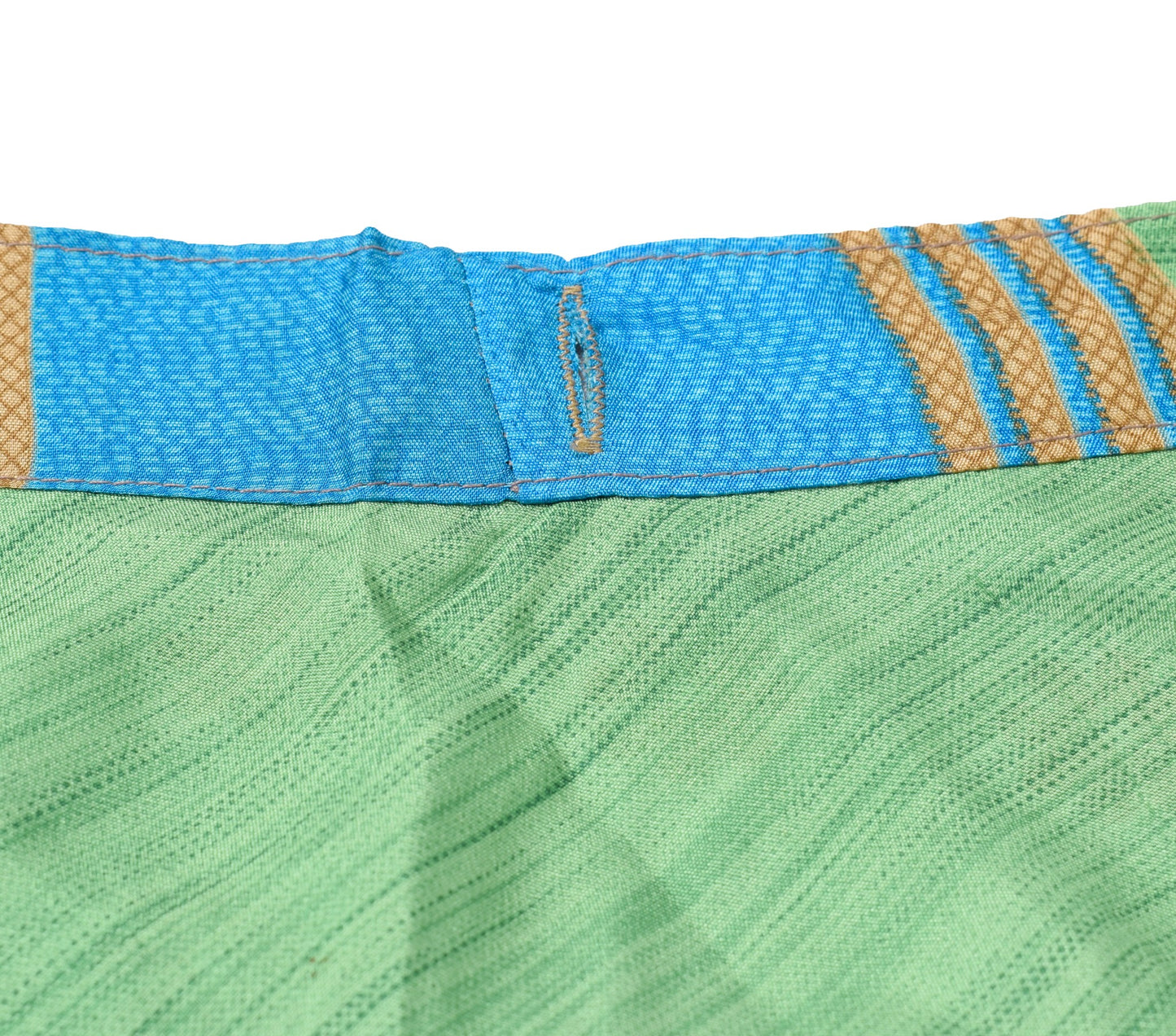 Sushila Vintage Art Silk Saree Magic Wrap Reversible Skirt Beach Dress Floral