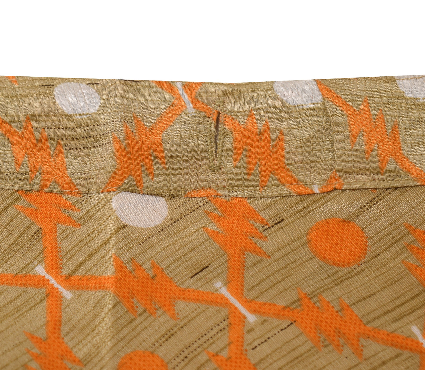 Sushila Vintage Art Silk Saree Magic Wrap Reversible Skirt Floral Yellow Beach Dress