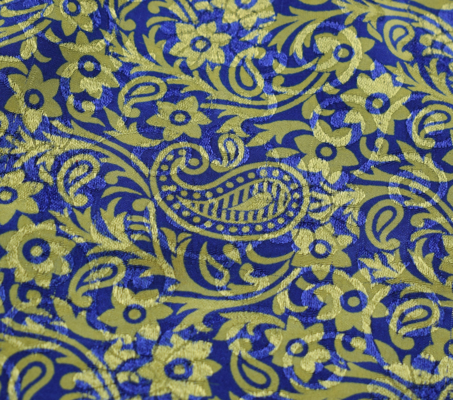 Sushila Vintage Floral Blue Saree Magic Wrap Art Silk Reversible Skirt Beach Dress