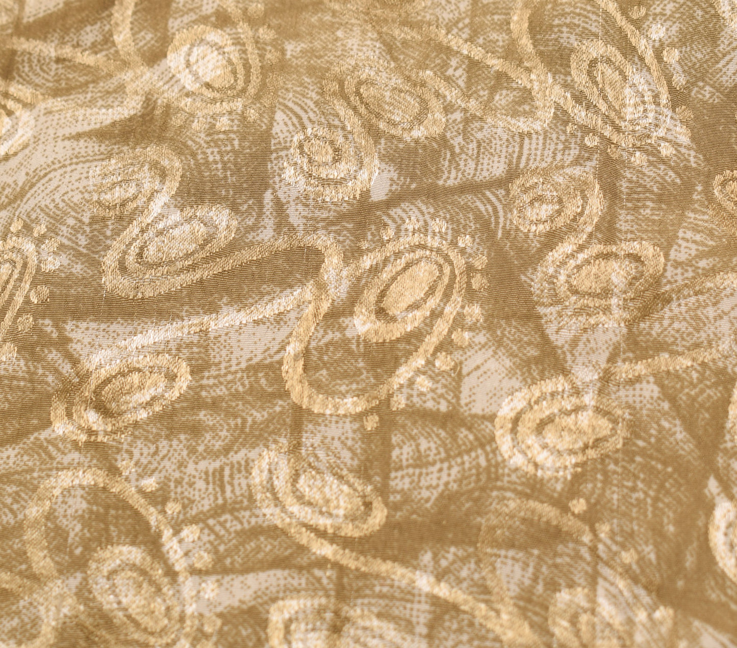 Sushila Vintage Brown Yellow Saree Magic Wrap Reversible Skirt Art Silk Beach Dress