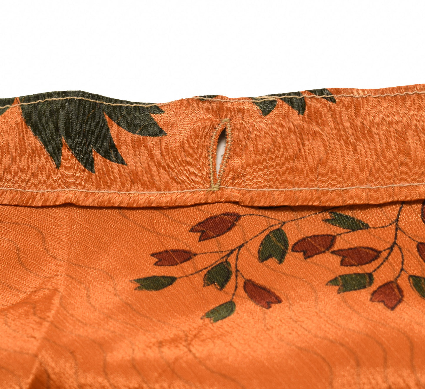 Sushila Vintage Art Silk Saree Magic Wrap Reversible Skirt Beach Dress Floral Hippie