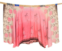 Sushila Vintage Patchwork Magic Wrap Art Silk Saree Reversible Skirt Beach Dress