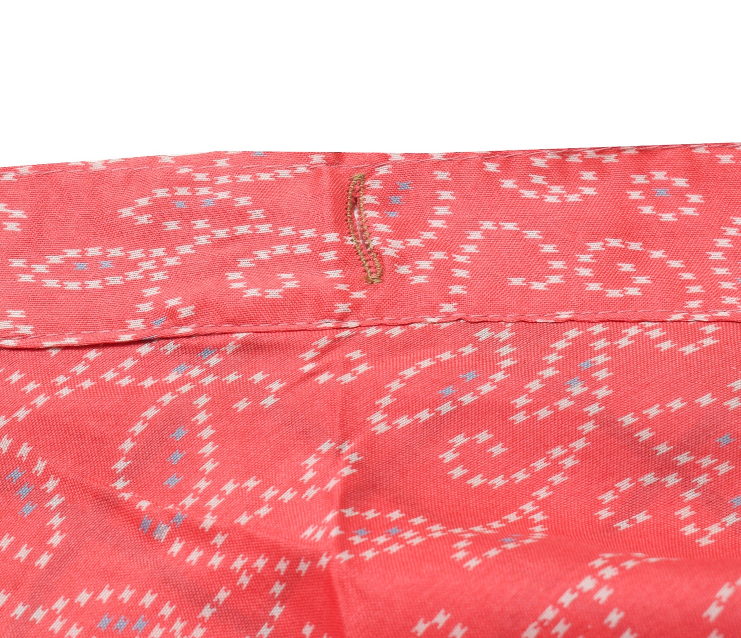 Sushila Vintage Pink Art Silk Saree Magic Wrap Reversible Skirt Beach Dress Hippie