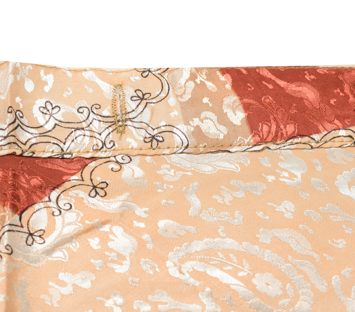Sushila Vintage Floral Saree Magic Wrap Reversible Skirt Woven Art Silk Beach Dress