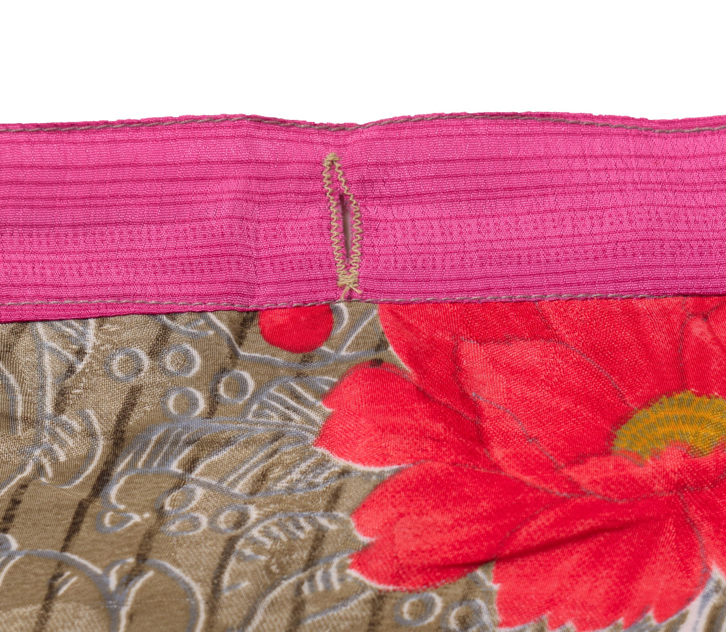 Sushila Vintage Art Silk Saree Handmade Magic Wrap Reversible Skirt Beach Dress