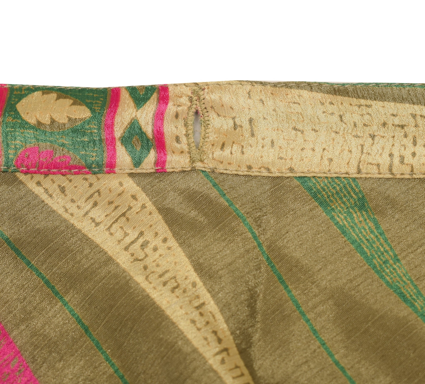 Sushila Vintage Art Silk Saree Magic Wrap Reversible Skirt Floral Beach Dress