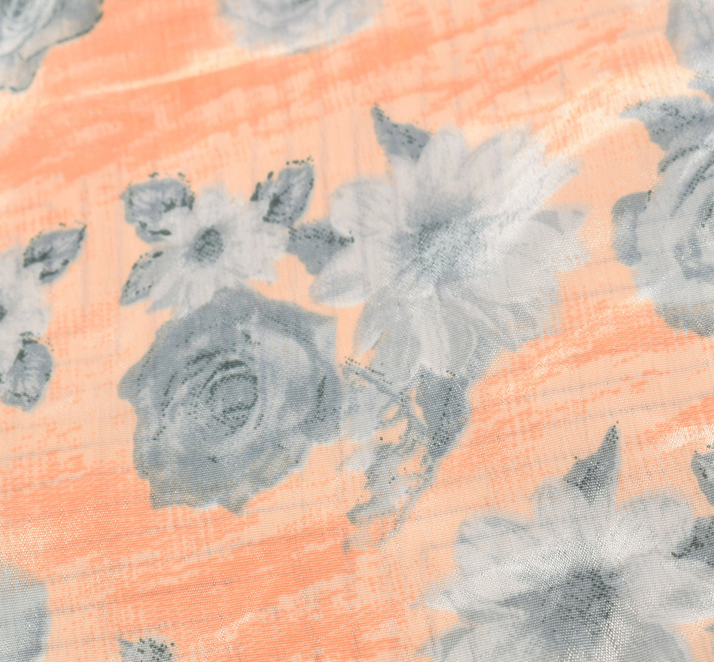Sushila Vintage Floral Saree Magic Wrap Reversible Skirt Beach Dress Art Silk Hippie