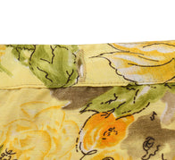 Sushila Vintage Art Silk Saree Magic Wrap Reversible Skirt Floral Beach Dress