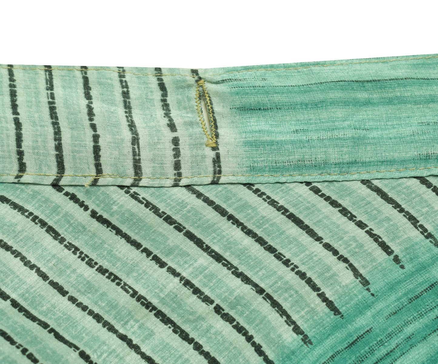 Sushila Vintage Floral Saree Magic Wrap Reversible Skirt Green Art Silk Beach Dress