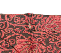 Sushila Vintage Art Silk Saree Magic Wrap Reversible Skirt Beach Dress Maroon