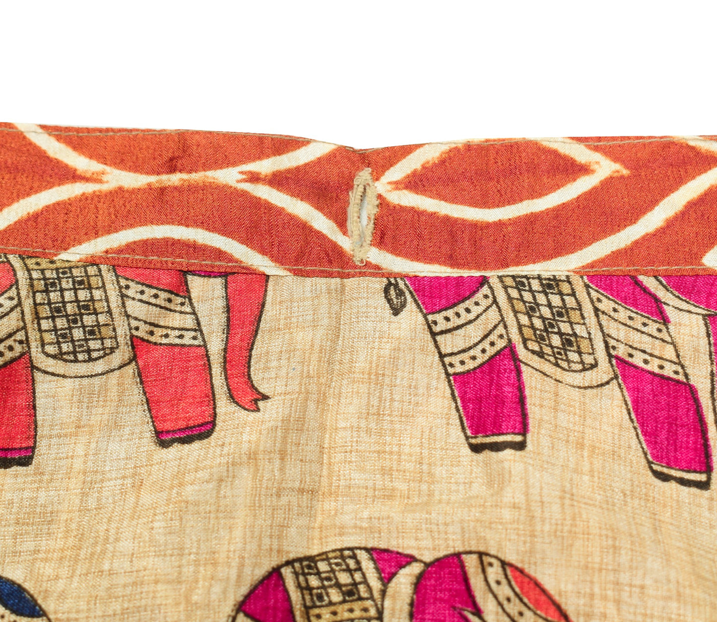 Sushila Vintage Art Silk Saree Magic Wrap Reversible Skirt Elephant Beach Dress