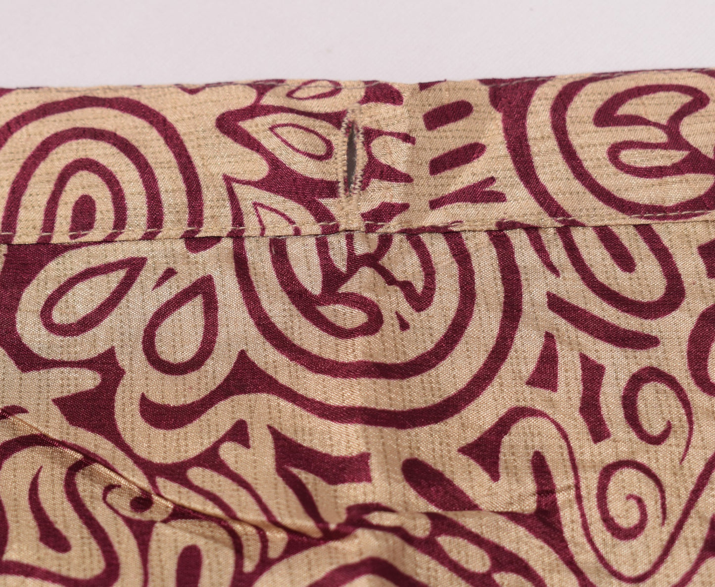 Sushila Vintage Art Silk Saree Magic Wrap Reversible Skirt Paisley Beach Dress