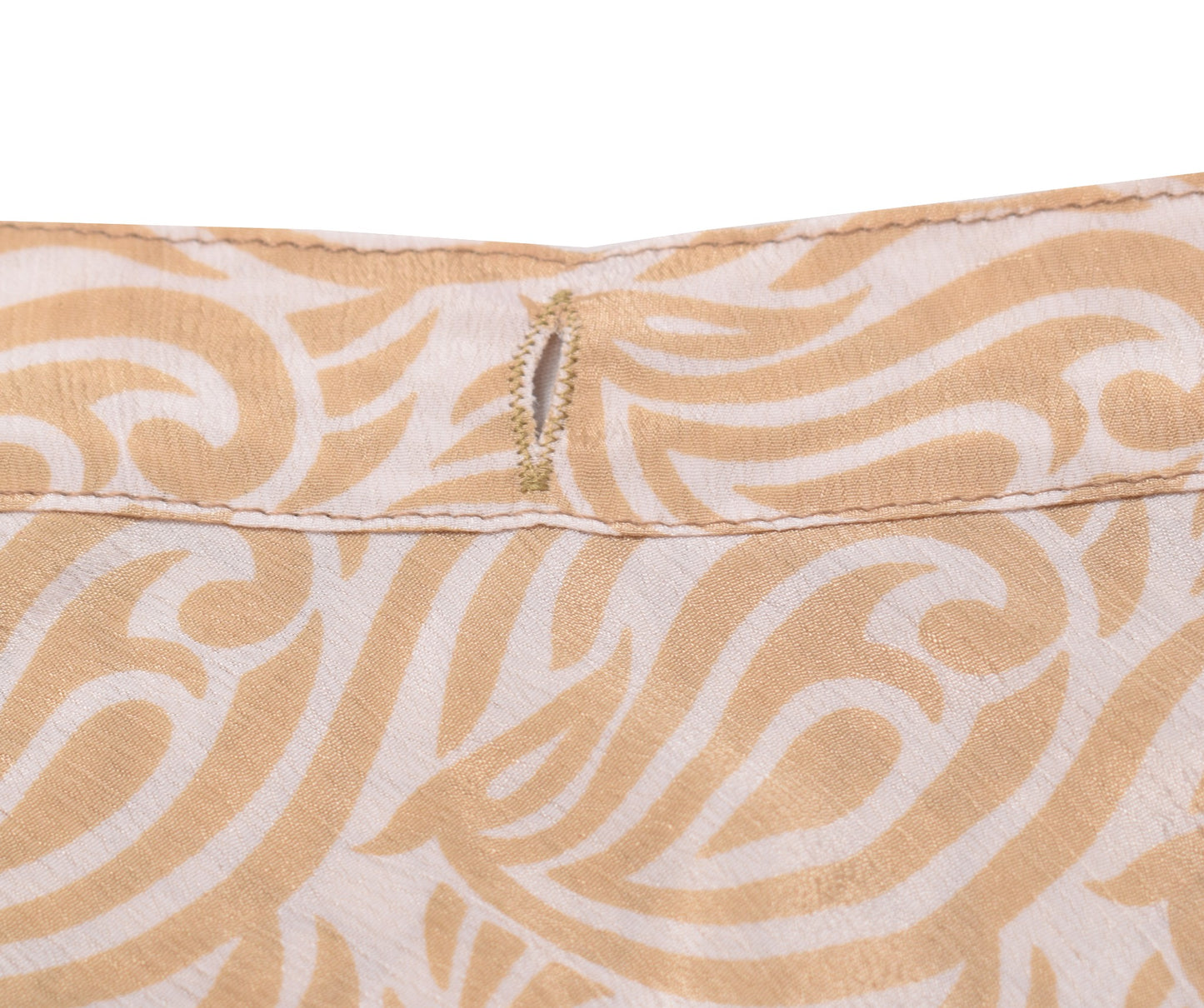 Sushila Vintage Art Silk Saree Magic Wrap Reversible Skirt Beach Dress Brown