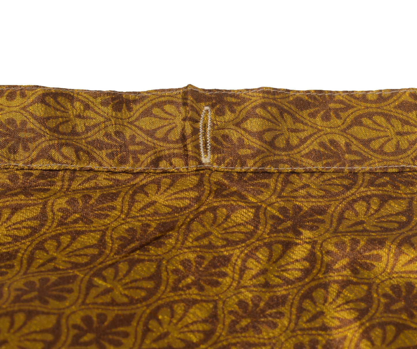 Sushila Vintage Art Silk Saree Magic Wrap Reversible Skirt Beach Dress Mustard