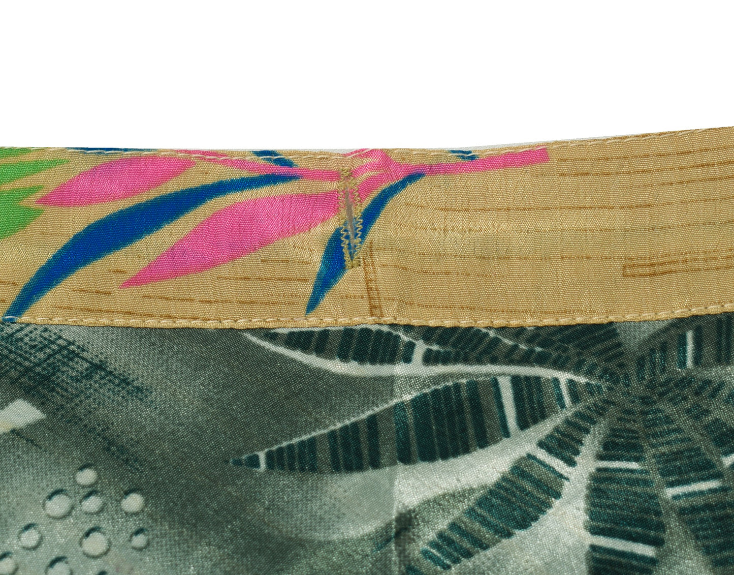 Sushila Vintage Art Silk Saree Magic Wrap Reversible Skirt 2 Layer Beach Dress