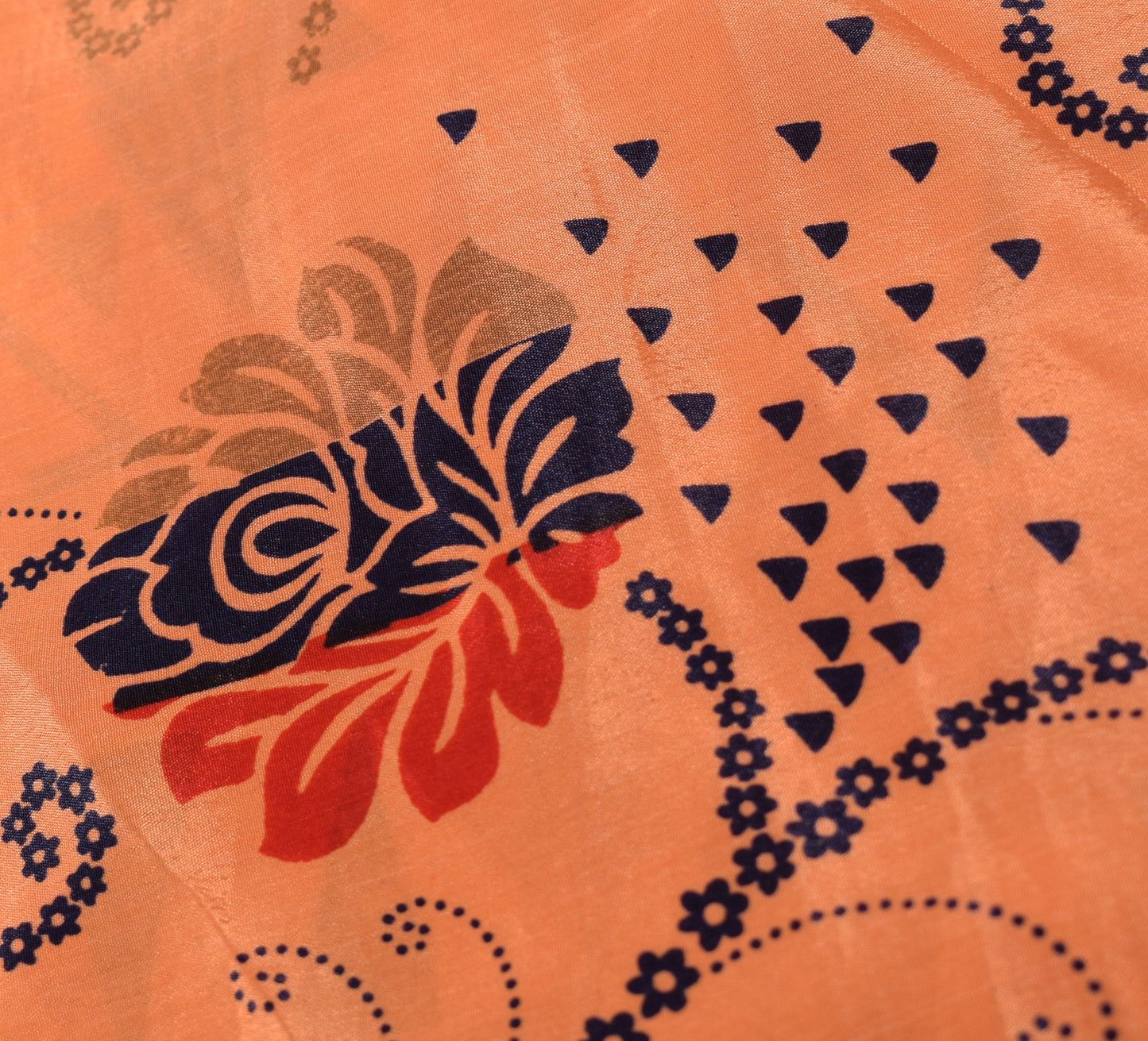 Sushila Vintage Art Silk Saree Magic Wrap Reversible Skirt 2Layer Beach Dress