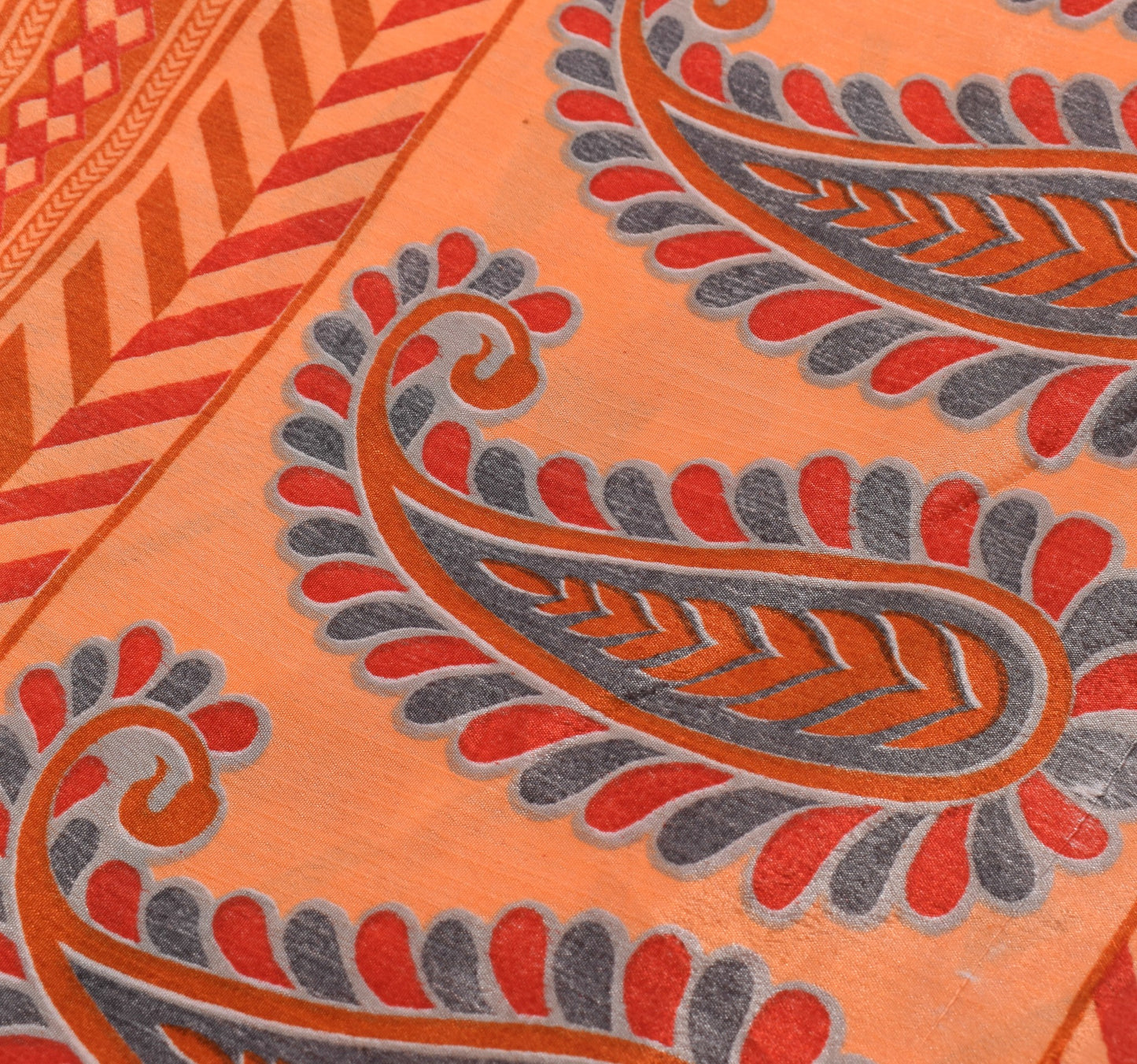 Sushila Vintage Art Silk Saree Magic Wrap Reversible Skirt 2Layer Beach Dress